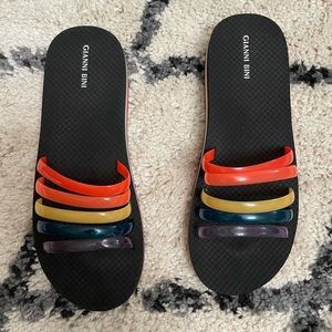 Gianni Bini rainbow slides